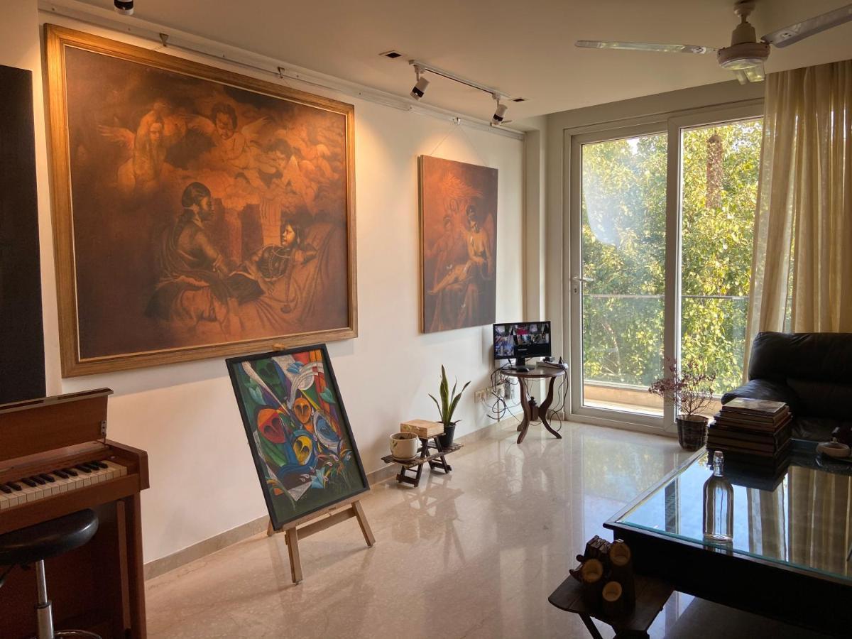 Bed and Breakfast Art House Vasant Vihar Нью-Дели Экстерьер фото